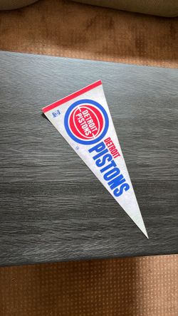 Detroit Pistons Basketball Pennant