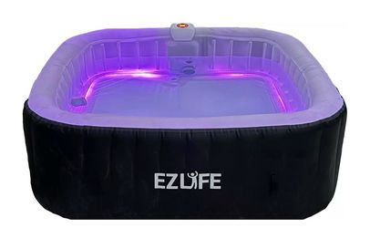 EZLife 6-Person Inflatable Square Spa New Scratch and Dent