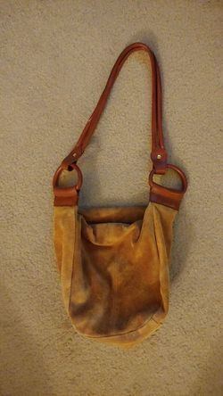 NEW YORK STUDIO VINTAGE SUEDE HANDBAG
