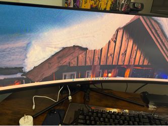 49” Curved Ultrawide Gaming Monitor – Open Box, Used Only 3 Weeks