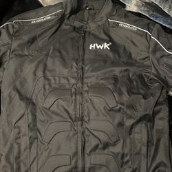 HWK Spyder Motorcycle Jacket for Men with Weather Resistant Cordura Textile Fabric for Enduro Motocr