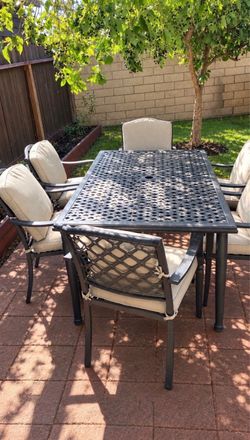 Outdoor dining table