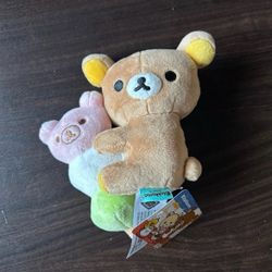 San-X Rilakkuma on Botchan Dango 6" Plush