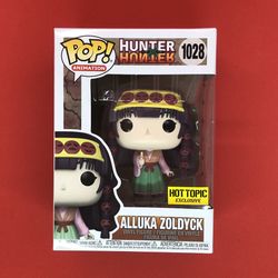 Funko Pop  Alluka Zoldyck 1028  Hot Topic Exclusive  Hunter X Hunter  IN HAND