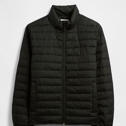 NEW Gap ColdControl 100% Recycled Relaxed Puffer Jacket Black Size XXL Men’s