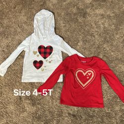 Toddler Long Sleeve Shirt Bundle Size 4T