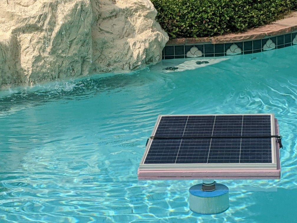 Pool solar filter