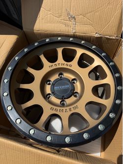 17x9 6x139 Bronze/Blk Method Wheels!🛞🔥