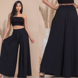 Yo Yo5 Women's Wide Leg Palazzo Pants - Small, Medium and Large