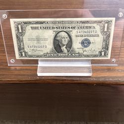 US Currency $1.00 Series 1935C - Silver Certificate - Uncirculated!!!