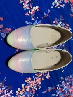 Rainbow ballet shoes