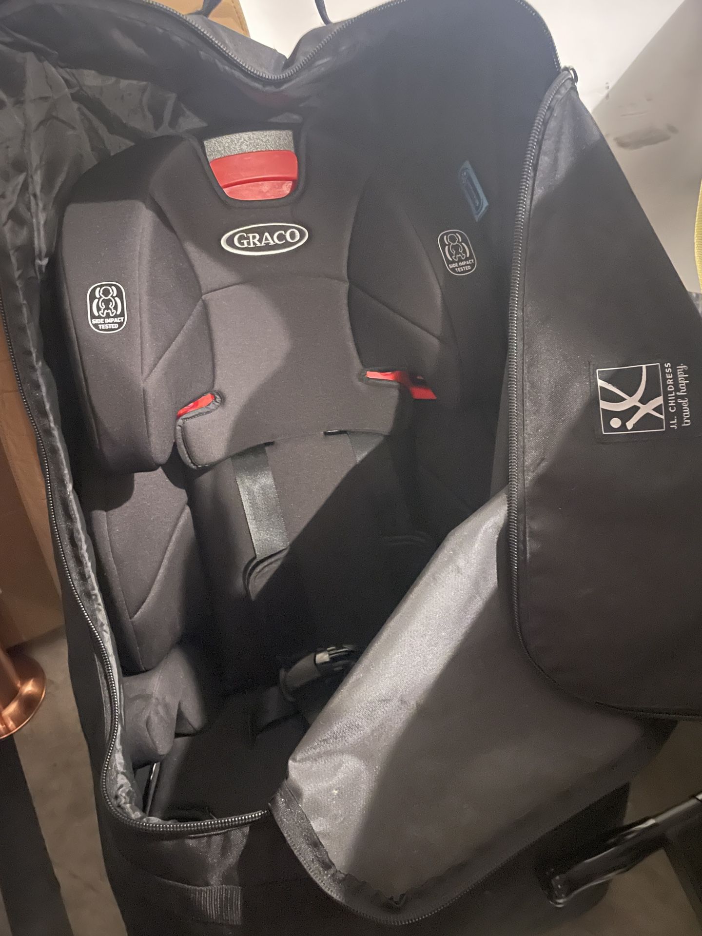 Graco Car Seat Safe Until 2030 + JL Childress Padded Travel Bag
