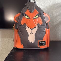 The Lion King Scar loungefly backpack