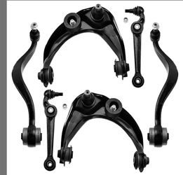 6pcs Front Suspension Kit Front Lower Upper Control Arms with Ball Joints Compatible with 2007-2012