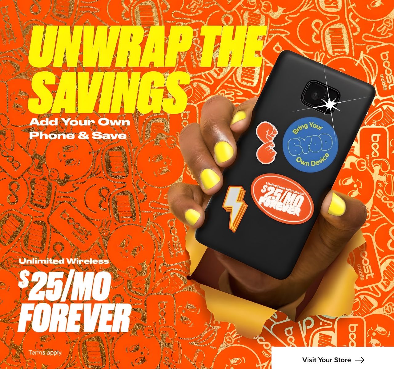 SAVINGS 🧡 Bring your own phone!
