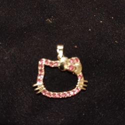 Gold Hello Kitty Charm