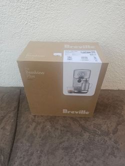 The bambino plus BES500 breville BES500 BSS1BU makina de espresso de acero inoxidable New