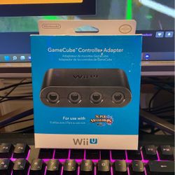 wii u , gamecube controller adapter    for use with super smash bros