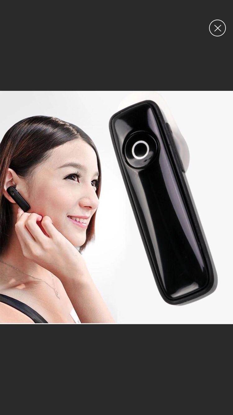 New Bluetooth wireless headset with mic