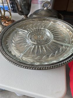 Silver Plate Lazy Susan