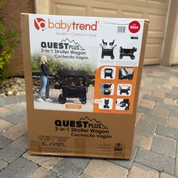 BabyTrend QUEST PLUS - 3 in 1 Stroller Wagon