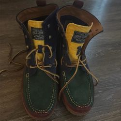 Polo Velvet Multicolor Boots Size 11 Men