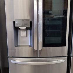 26 Cu Ft Smart Insta-view Door In Door Refrigerator 