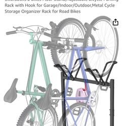 2 bikes parking stand space saver new 