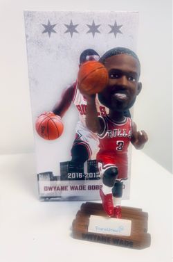Dwyane Wade Chicago Bulls 2016 2017 Bobblehead SGA NEW BNIB