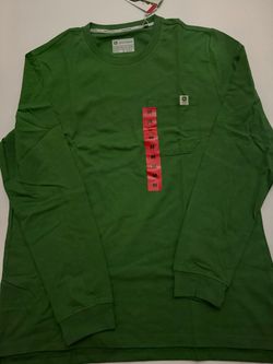 John Deere Green Long Sleeve Pocket Shirt