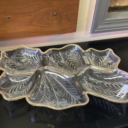 Beautiful Vintage Plate With Some Gold. 