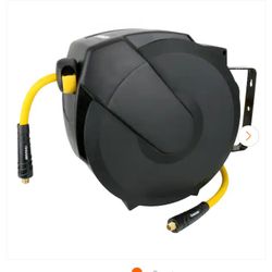 Brand New Husky Enclosed Hybrid Hose Reel