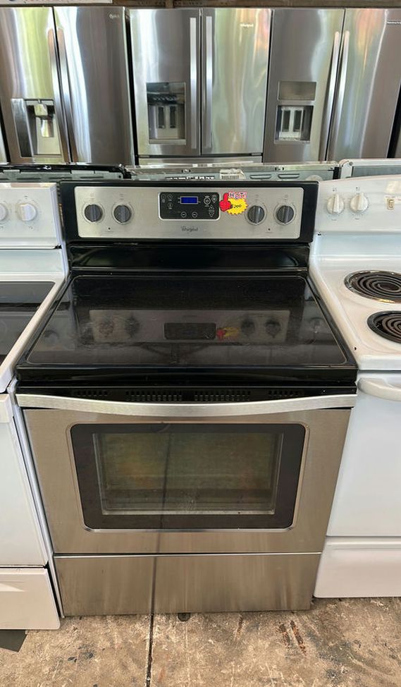 Whirlpool GlassTop Stove Stainless