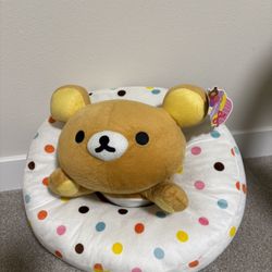 Rilakkuma Donut Stuffed Anima With Tag