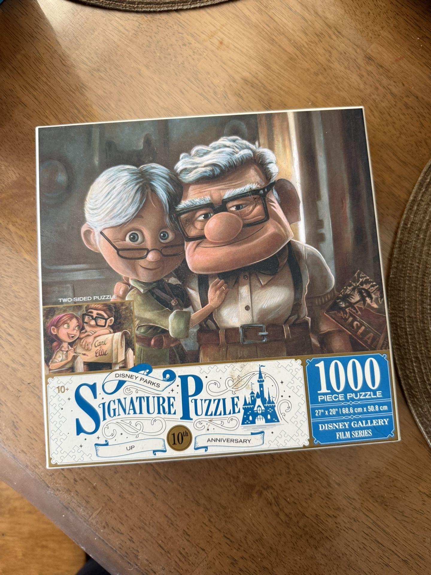 DisneyParks Up! Carl Ellie 10th Anniversary Two Side 1000 Piece Puzzle
