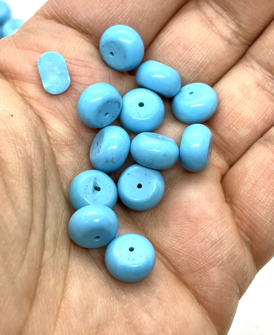 Lot Of 50 Turquoise Beads