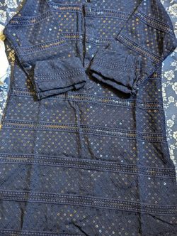 Festive/ Party Blue Ethnic Set