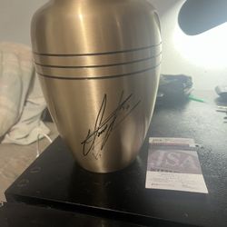 WWE LEGEND UNDERTAKER Signed URN. JSA Cert