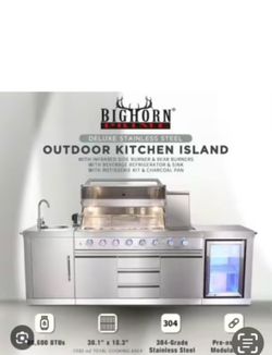 brand new patio kitchen island barbecue grill stainless steel in boxes brand new patio kitchen island barbecue grill stainless steel in boxes