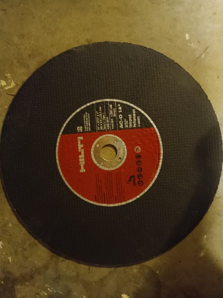 Hilti Saw Blades 14" Steel Blades