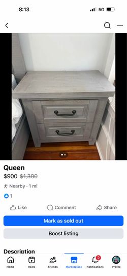 Queen bedroom set