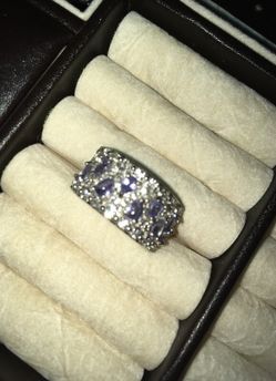 Tanzanite.925 sterling silver Ring