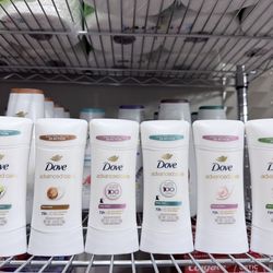 DOVE ADVANCED CARE DEODORANT 2.6 OZ $5.00 EACH