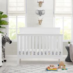 White Delta Children Skyler 6-in-1 Convertible Crib