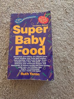Super baby food book