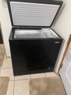 Freezer chest (Length 32”and width 21”inches and height 33 inches tall.