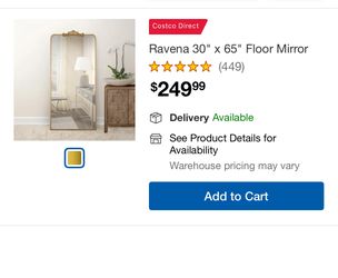 Big Mirror From Costco