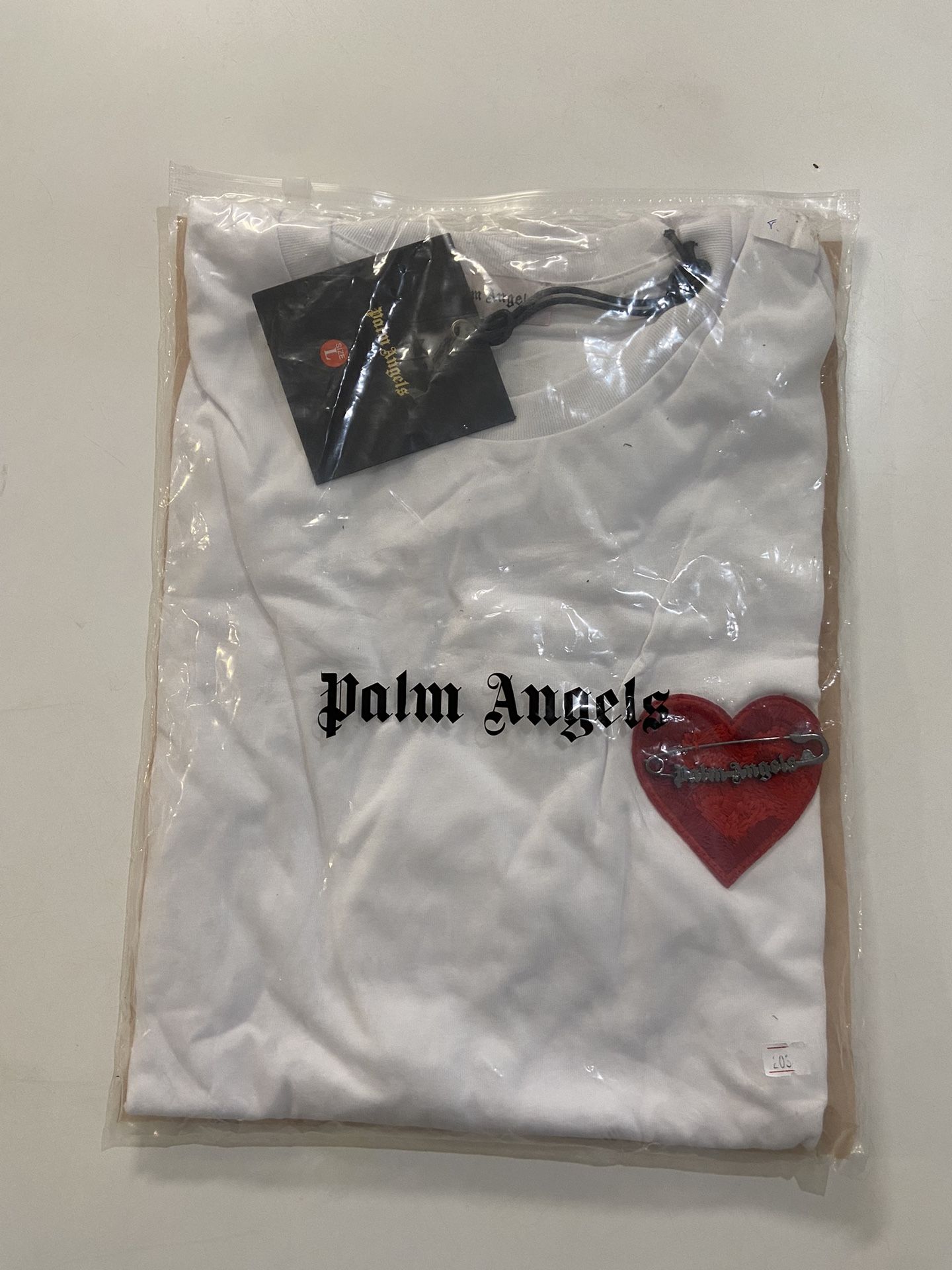 Palm Angels Pin My Heart T Shirt 