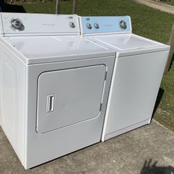 Heavy duty super Capacity matching washer/dryer combo