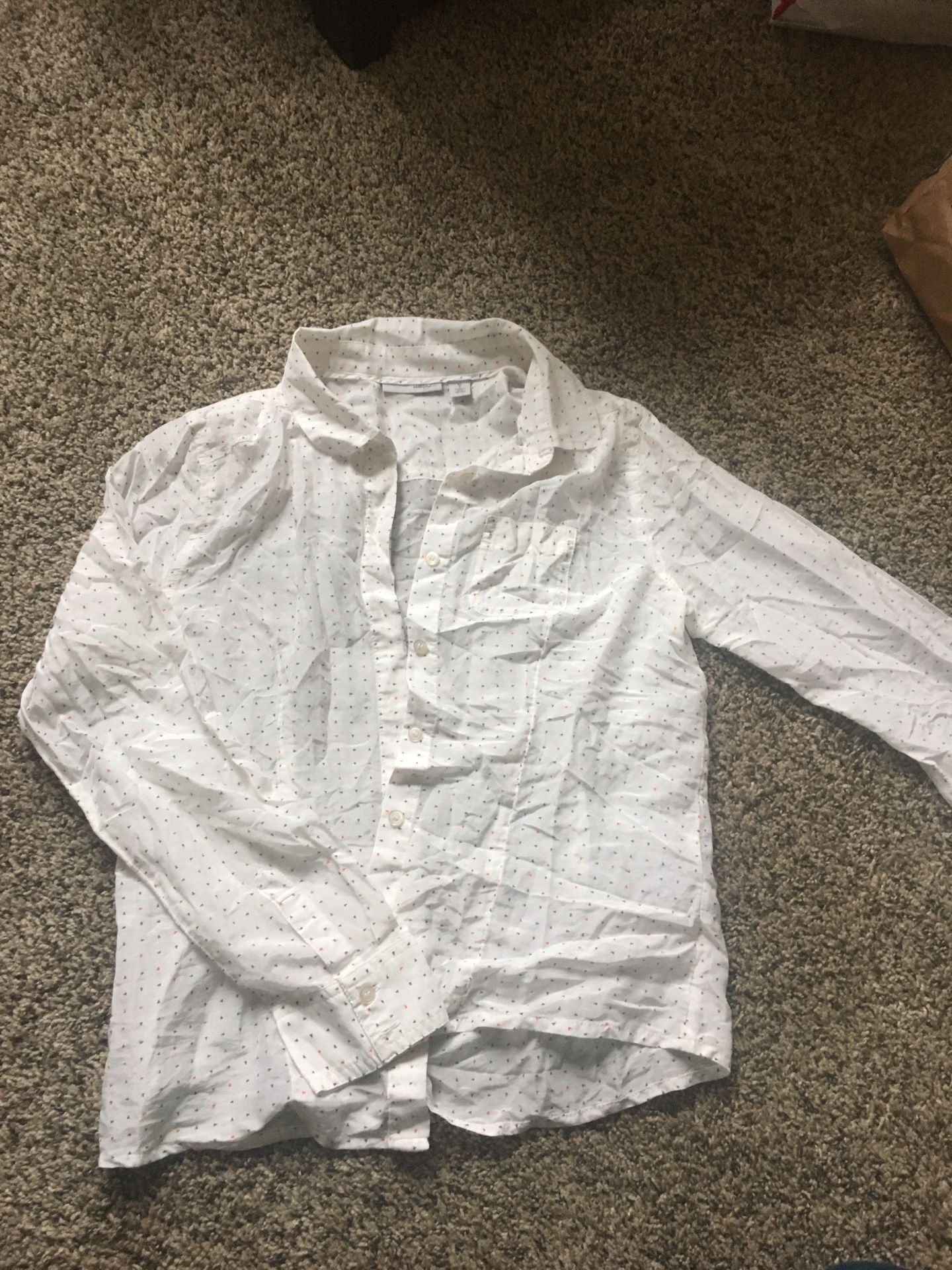 XSmall button up blouse